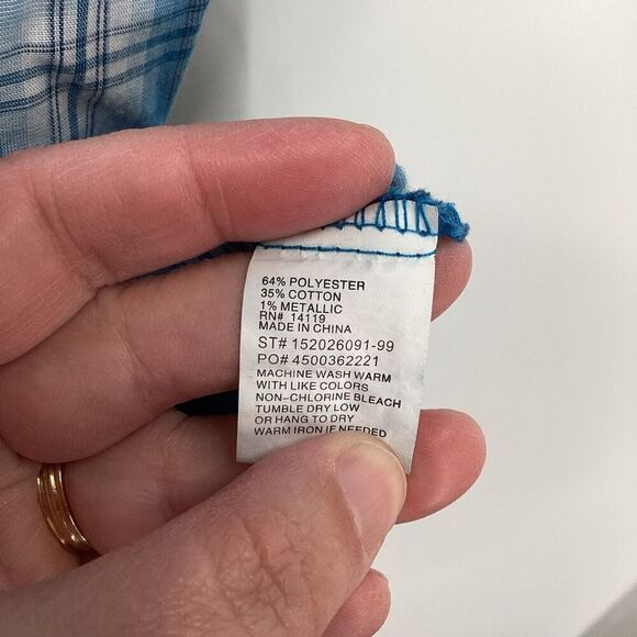 Men's Ely Cattleman Pearl Snap Western Button Front Plaid Shirt - Picture 4 of 6